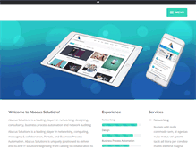 Tablet Screenshot of abacus-solutions.net